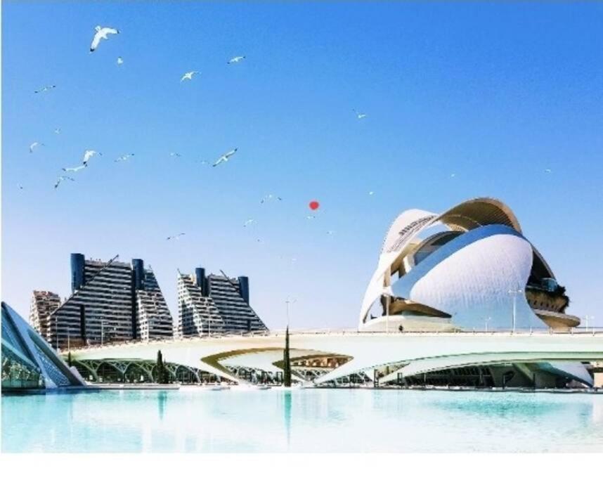 Apartamento Junto Al Mar Con Wifi Y Piscina 萨贡托 外观 照片